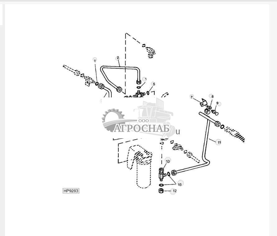 Chaff Spreader Lines And Fittings 